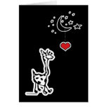 Love under the moon Card