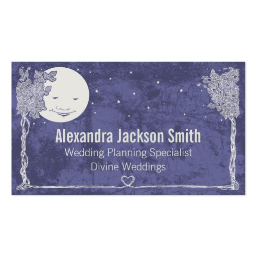 Love Under the Stars, Business Card Templates (front side)