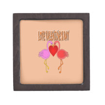 Love Valentine`s Day With Background Premium Jewelry Boxes