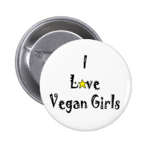 Love Vegans Button