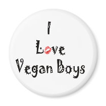 Love Vegans Magnets