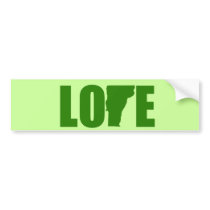 Love Vermont Bumper Sticker