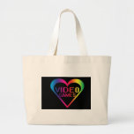 love video games canvas bag