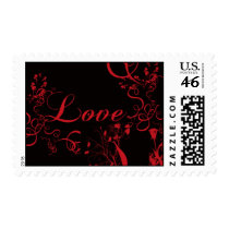 Love vines and roses postage