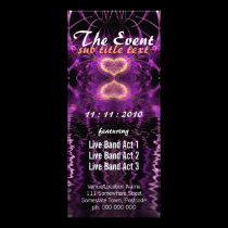 Love Visionary Event Party Flyer rack cards