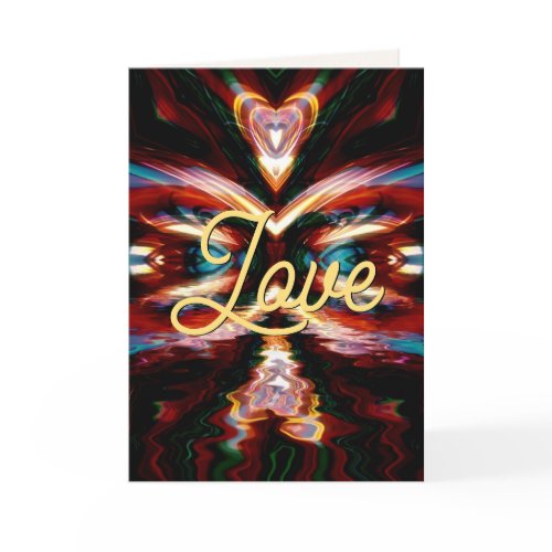Love Visionary Fractal Card card