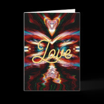 Love Visionary Fractal Card cards