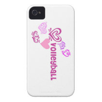 Love Volleyball Case-Mate iPhone 4 Case