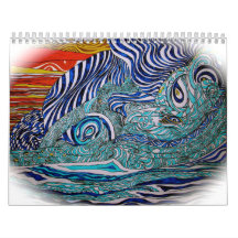 Love Wave Art Calenar Calendars