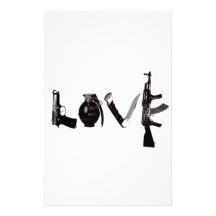 Love Weapons Customized Stationery