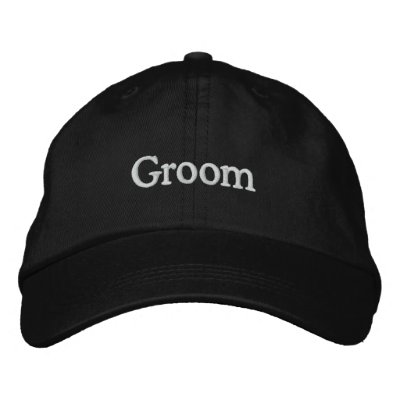 LOVE Wedding Groom Embroidered Baseball Caps