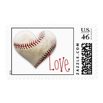 Love Wedding Invitation Postage Stamp
