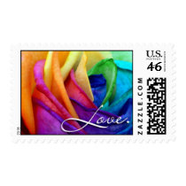 Love Wedding Invitation Postage Stamp