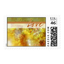 Love Wedding Invitation Postage Stamp