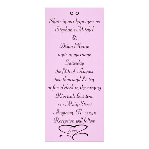 Love Wedding Invites