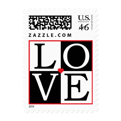 LOVE Wedding Stamp
