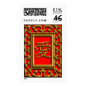 Love Wedding Postage Stamp