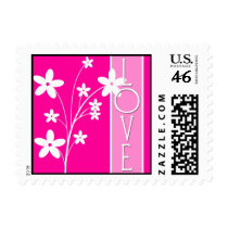 Love Wedding Postage Stamp