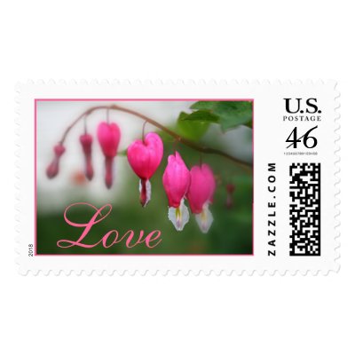 Love Wedding Postage Stamp