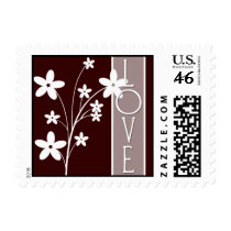 Love Wedding Postage Stamp