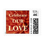 Love Wedding Postage Stamp