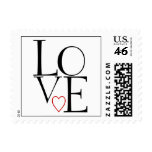 Love Wedding Postage Stamps