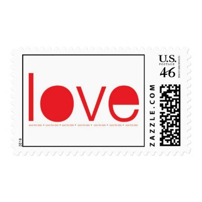 Love Wedding Stamp