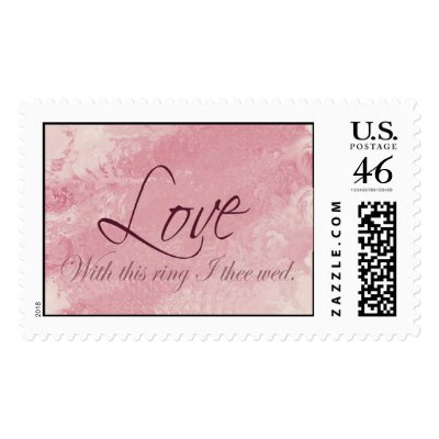 Love Wedding stamp