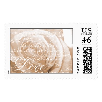 Love Wedding Stamp