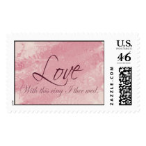 Love Wedding stamp stamps