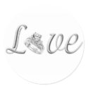 Love Wedding Stickers by PMCustomWeddings Love Wedding Stickers