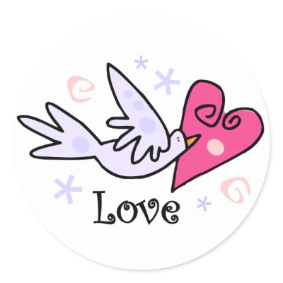 Love Wedding Stickers
