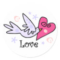 Love Wedding Stickers