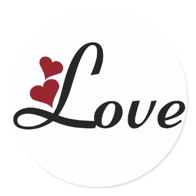 Love Wedding Stickers