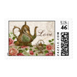 Love, Wedding, Trellis Rose Vintage Postage