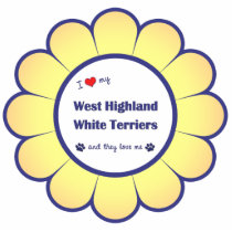 Love West Highland White Terriers Ornament photo sculptures by thatsalottadogs Love West Highland White Terriers Ornament photo sculptures