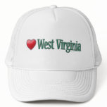 Love West Virginia Mesh Hats