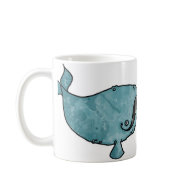 love whale plain mug mug