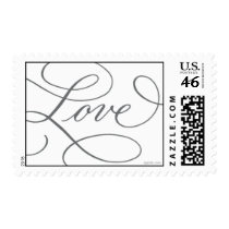 Love . White Slate Gray stamps
