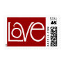 Love white Stamp
