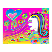 Love Will Blossom: Dream Space Post Card