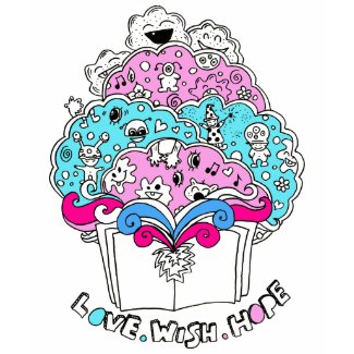 Love. Wish. Hope Book Design shirt