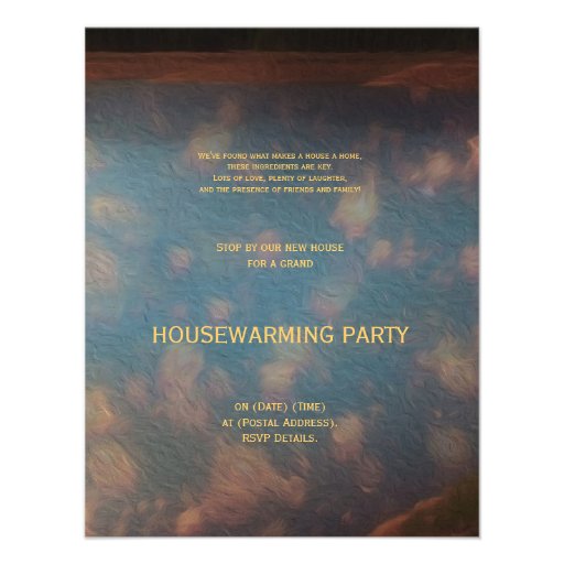 Love Wish Lanterns - Housewarming Party Invitation