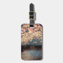 Love Wish Lanterns Luggage Tags