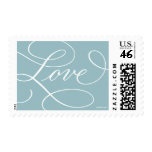 Love ... with a Flourish : Sea Glass and White Stamp