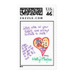 "Love with All Your Heart..." Postage Stamps