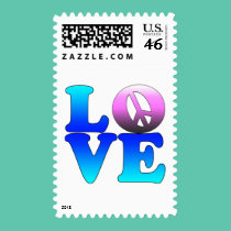 Love with Peace Sign stamps