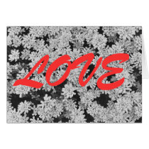 LOVE with White Flowers cards by Captain_Panama LOVE with White Flowers cards