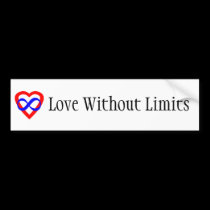 Love Without Limits bumper stickers
