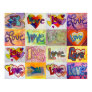 Love Word Artwork Paintings Poster Art Print